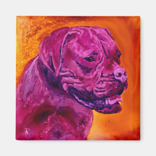 Französischer Mastiff-Magnet - "Bordeaux " Magnet
