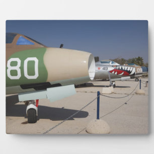 Französischer Mystere-Kampfjet Fotoplatte