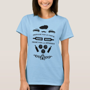 Französischer Pastis Pétanque T-Shirt