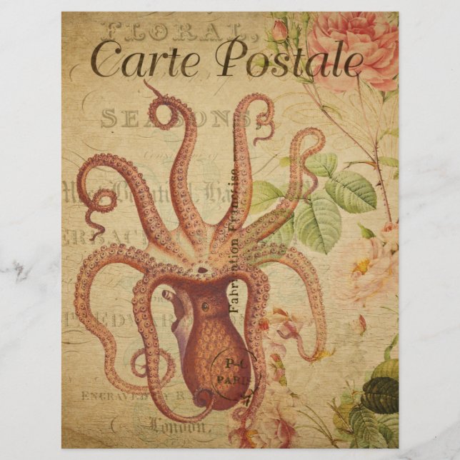 Französischer Postkarten-Flyer (Vorderseite)