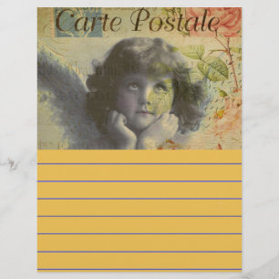 Französischer Postkarten-Flyer