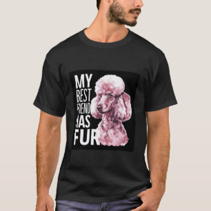Französischer Pudel in Wasserfarben T-Shirt