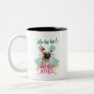 Französischer PugMug Zweifarbige Tasse