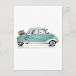 Französischer Reisender Postkarte