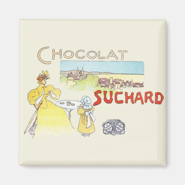 Französischer Schokolade Viktorianisch Candy Sugar Magnet (Vorne)