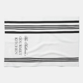 Französischer Stil Streifen Personalisierte Küchen Handtuch