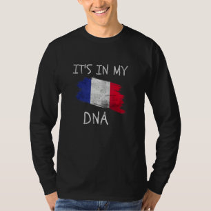 Französischer Stolz Es Ist In Meiner DNA Landesfla T-Shirt