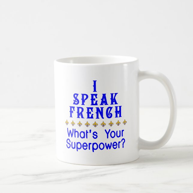 Französischer Supermacht-Gang Kaffeetasse (Rechts)