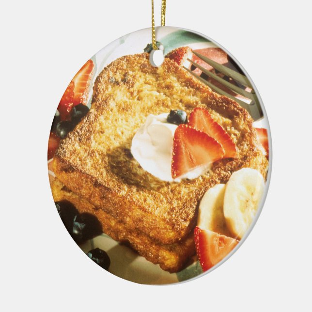 Französischer Toast Keramikornament (Links)