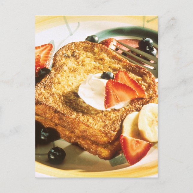 Französischer Toast Postkarte (Vorderseite)