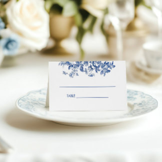 Französischer Toile Hochzeitstisch Name Platzkarte