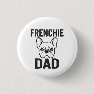 Französischer Vater - Cooler französischer Bulldog Button