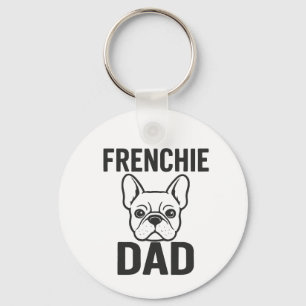 Französischer Vater - Cooler französischer Bulldog Schlüsselanhänger