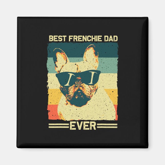 Französischer Vater Design Männer Vater Französisc Magnet (Vorne)