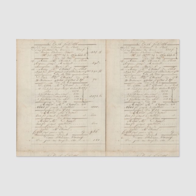 Französischer Wein Nr.01 Seidenpapier (Vorderseite)