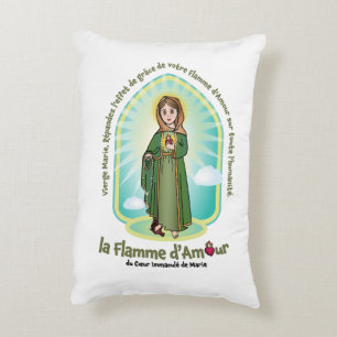 Französischer WHT-Hintergrund für Kinder FOL-Mary- Dekokissen