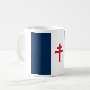 Französischer Widerstand Flagge Frankreich Symbol Kaffeetasse