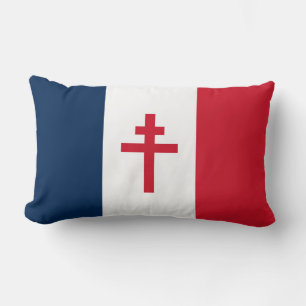 Französischer Widerstand Flagge Frankreich Symbol Lendenkissen