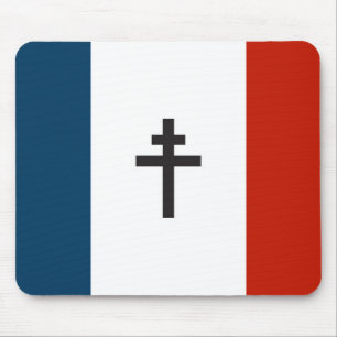 Französischer Widerstand Flagge Frankreich Symbol Mousepad