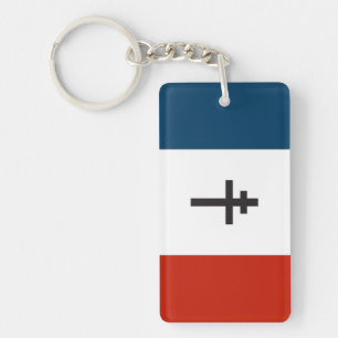 Französischer Widerstand Flagge Frankreich Symbol Schlüsselanhänger