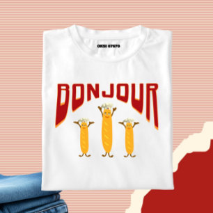 französisches Baguette T-Shirt