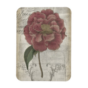 Französisches Blumen-III Magnet