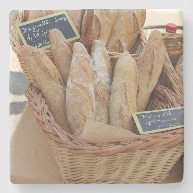 Französisches Brot von ProvenceProvence Steinuntersetzer (Vorderseite)
