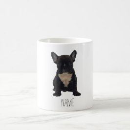 Französisches Bulldog Foto Kaffeezubereitung Tasse