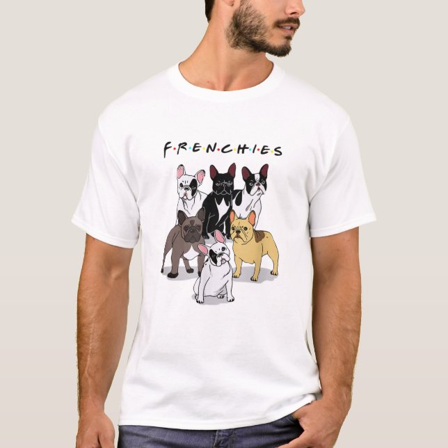 Französisches Bulldog-Lover-Geschenk T-Shirt (Vorderseite)
