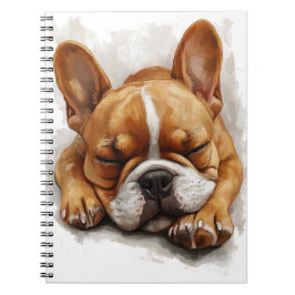 Französisches Bulldog-Notebook Notizblock