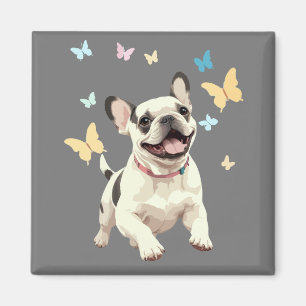 Französisches Bulldog-Vector-Malerei Adorable Fun Magnet