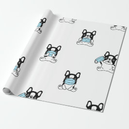 FRANZÖSISCHES BULLDOG-WETTBEWERTpapier Geschenkpapier