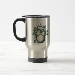 Französisches Bulldogge-Pflanzenliebhaber-Geschenk Reisebecher
