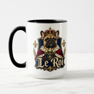 Französisches Bulldoggen-Königliches-Hunde-Design Tasse