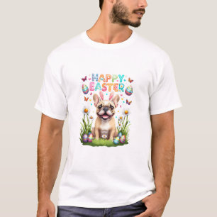 Französisches Bulldoggen-Oster-Shirt Lustiges Fren T-Shirt