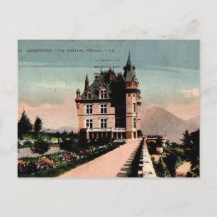 Französisches Chateau Postkarte