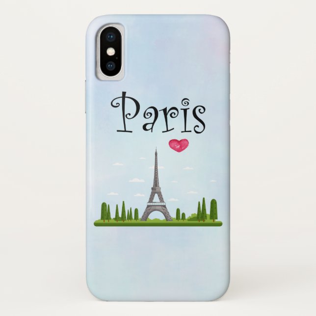 Französisches Design - Eiffelturm in Paris Case-Mate iPhone Hülle (Rückseite)
