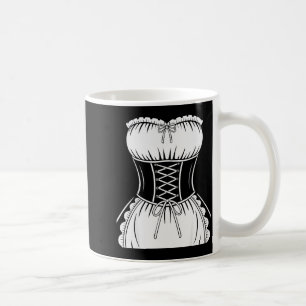 Französisches Dienstmädchen-Shirt Erwachsene Männe Kaffeetasse
