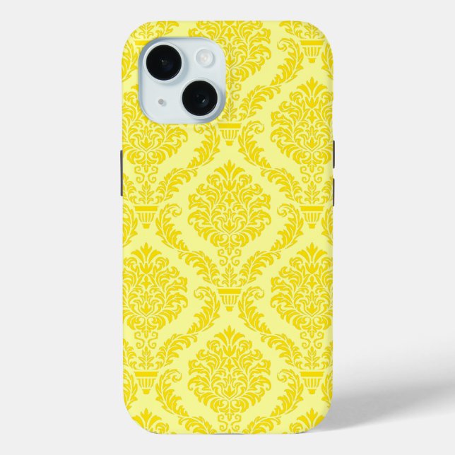 Französisches Empire Damask Muster #11 Case-Mate iPhone Hülle (Rückseite)
