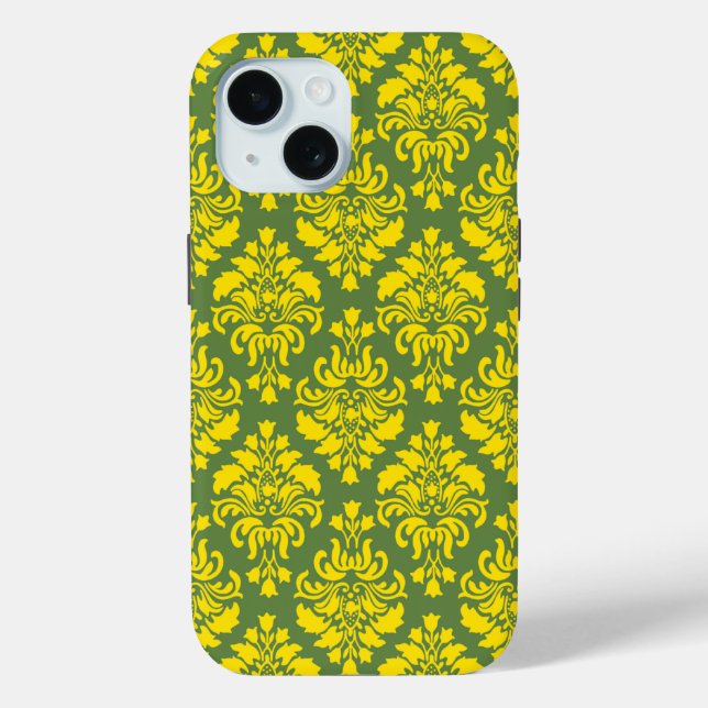 Französisches Empire Damask Muster #2 Case-Mate iPhone Hülle (Rückseite)