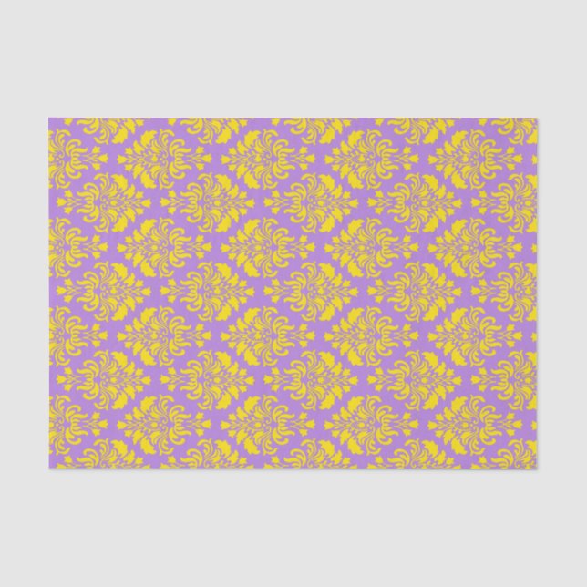 Französisches Empire Damask Muster #7 Seidenpapier (Vorderseite)