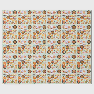 Französisches Essen Geschenkpapier