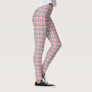 Französisches Farbmuster Leggings