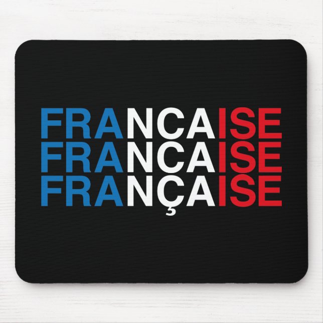 FRANZÖSISCHES Flag Mousepad (Vorne)