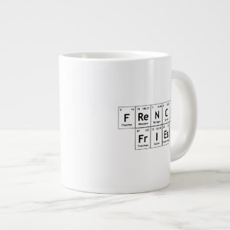Französisches FrIEs Chemie Periodisches Tischworte Jumbo-Tasse
