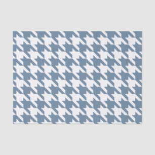 Französisches graues elegantes Hahnentrittmuster Seidenpapier