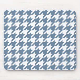 Französisches Gray-Elegantes Hahnentrittmuster Mousepad
