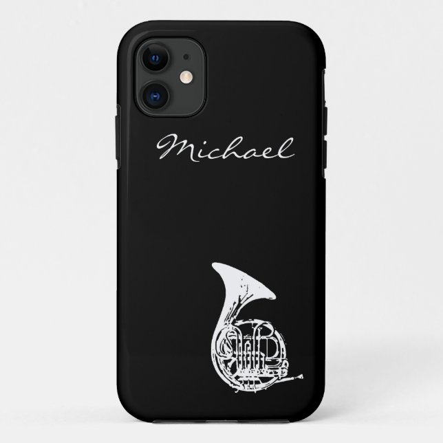 Französisches Horn Case-Mate iPhone Hülle (Rückseite)