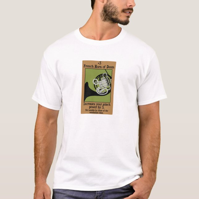 Französisches Horn des Untergangs T-Shirt (Vorderseite)