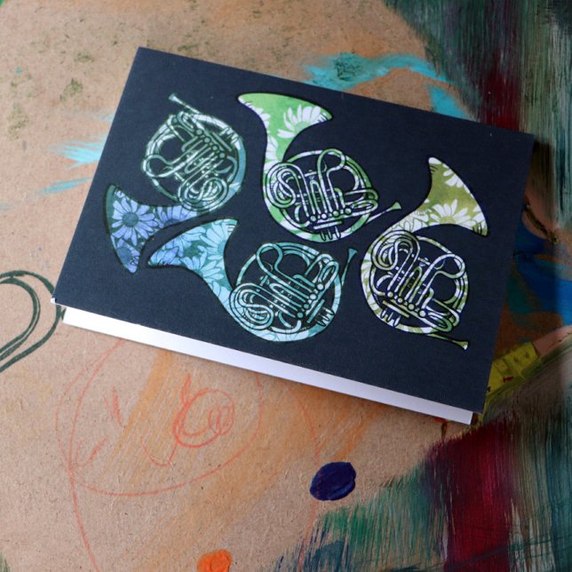 Französisches Horn Karte (Von Creator hochgeladen)